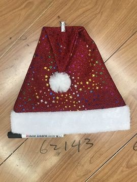 25XB, 62143, Xmas hat star
