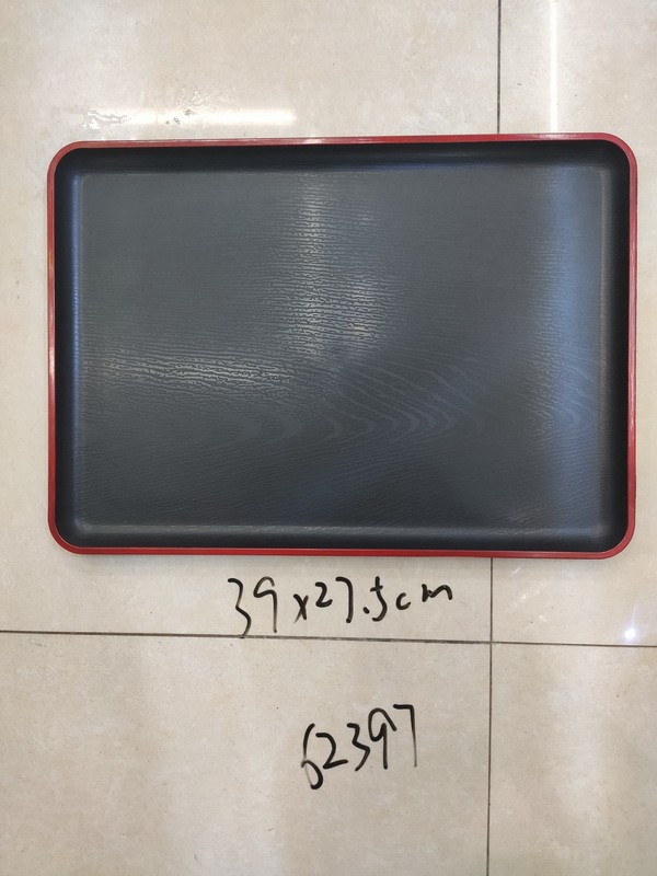 B13H, 62397, plastic tray black/red 39*27.5cm