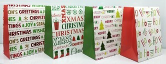 20X2, 62617, Xmas gift bag L 26*32*12CM