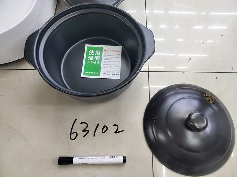 63102, casserole pot black 2.8L