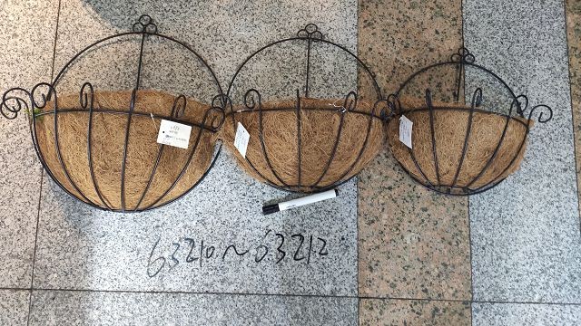 H6M, 63212, wall hanger flower pot 25cm 