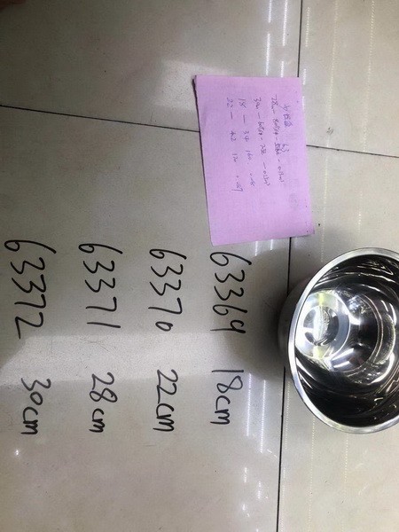 E1Z-L, 63370, salad bowl stainless steel 22cm