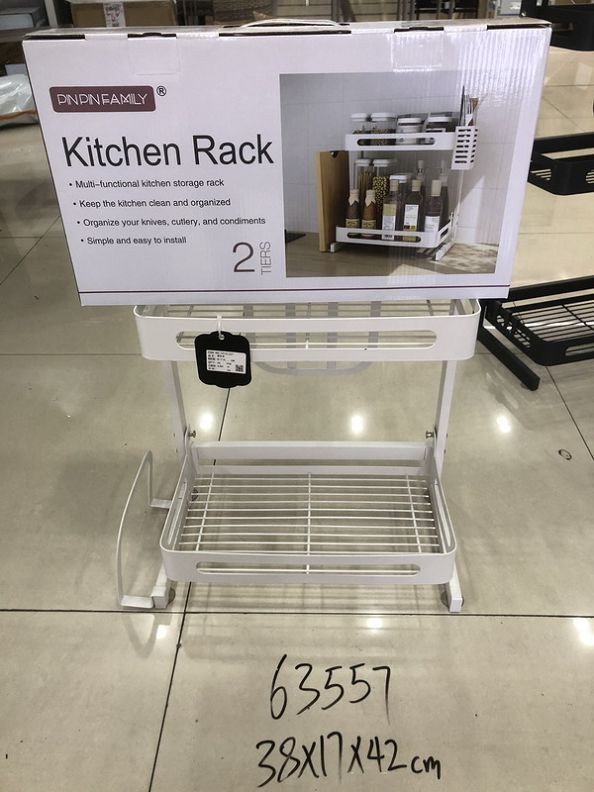 63557, kitchen rack 2 tier 38*17*42cm