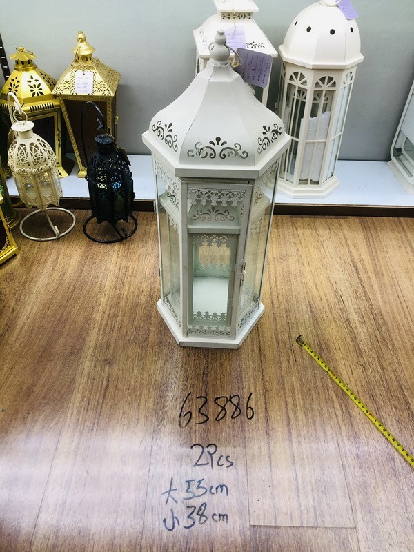 D18M, 63889, outdoor lantern 3pcs 17*21*49cm
