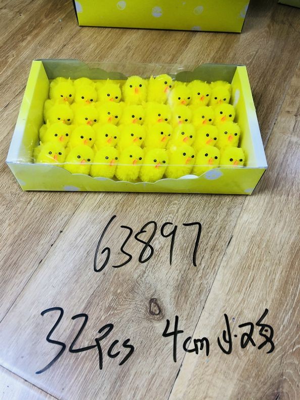 26E1, 63897, Easter chicken 4cm