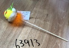 23E2, 63913, Easter chicken on a stick 22cm 3pcs