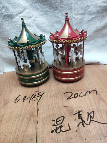 25XE, 64189, Carousel Music Box 20cm
