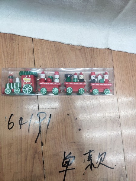 25XB, 64191, Xmas decoration train 24.5*2.8*6cm