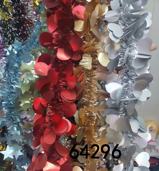 22X27, Xmas tinsel 3cm*2m