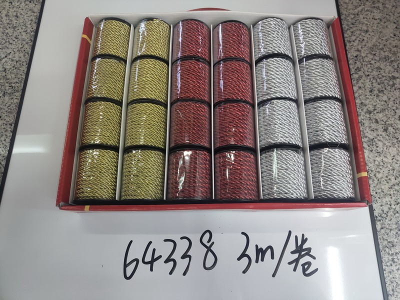 24X27, 64338, Xmas ribbon rope 3m