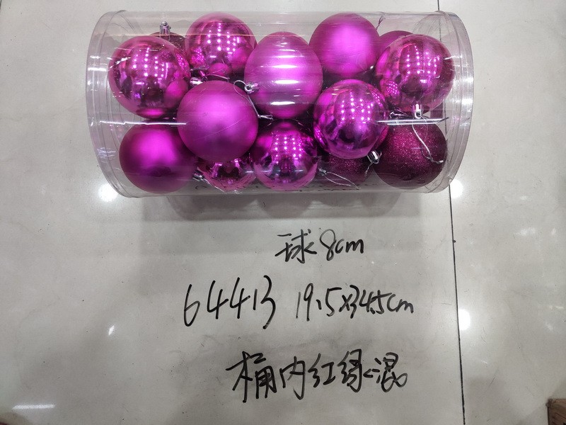 64413, Xmas ball ornaments 8cm
