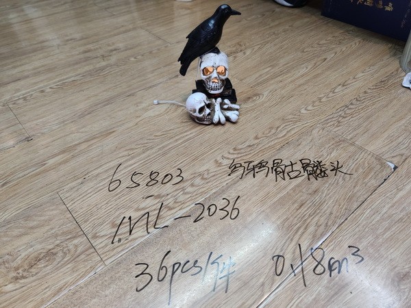 65803, Holloween skull crow