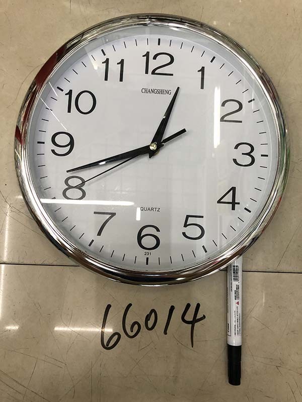 A15H, 66014, wall clock 22cm silver