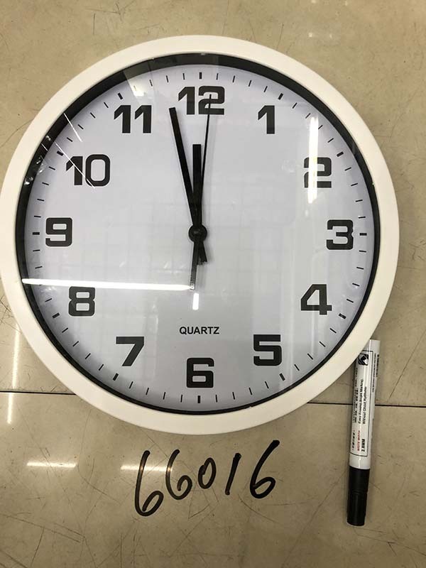 A13H, 66016, wall clock black 30cm