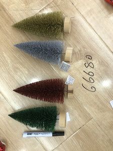 25X28, 66680, Xmas tree deco with glitter