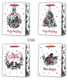 22X42, 67022, Xmas gift bag L 26*32*12cm