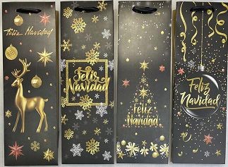 23X32, 67297, Xmas wine bag