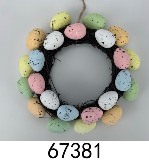 26E2, 67381, Easter egg wreath