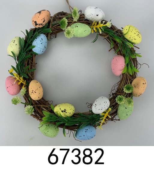 26E4, 67382, Easter egg wreath