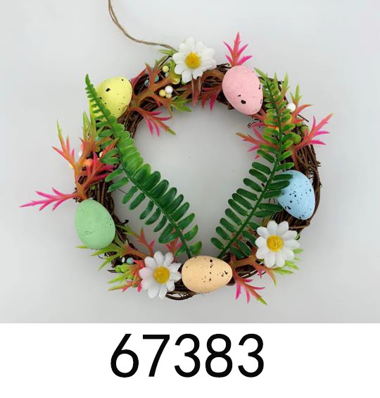 26E2, 67383, Easter egg wreath