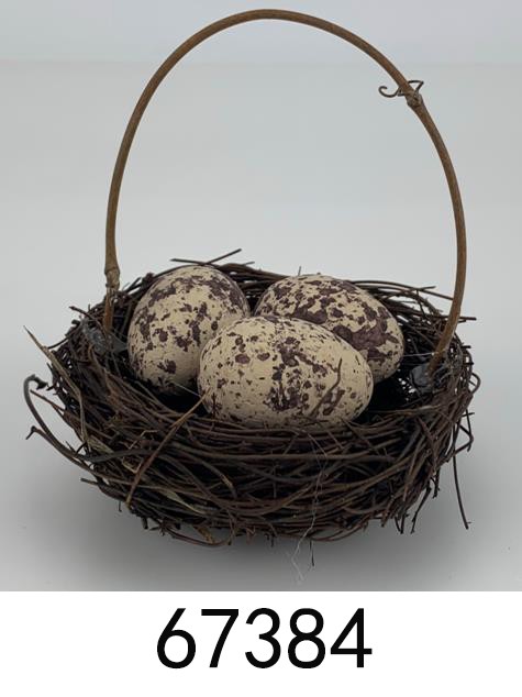 25E2, 67384, Easter egg basket 10x3.5cm