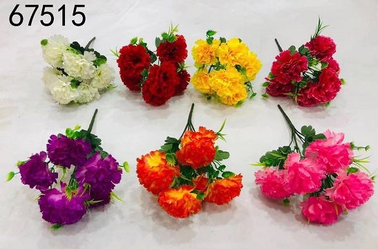 D17L, 67515, carnation 6 heads 30cm