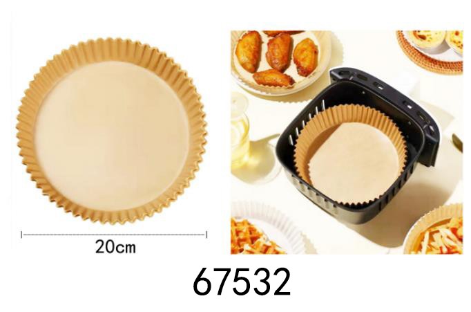 F12M, 67532, air fryer paper liner 20cm 100pcs