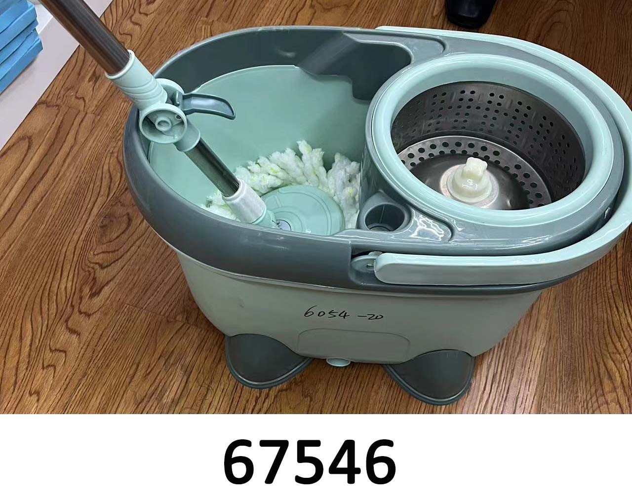 I3L, 67546, spin mop with roller bucket + box
