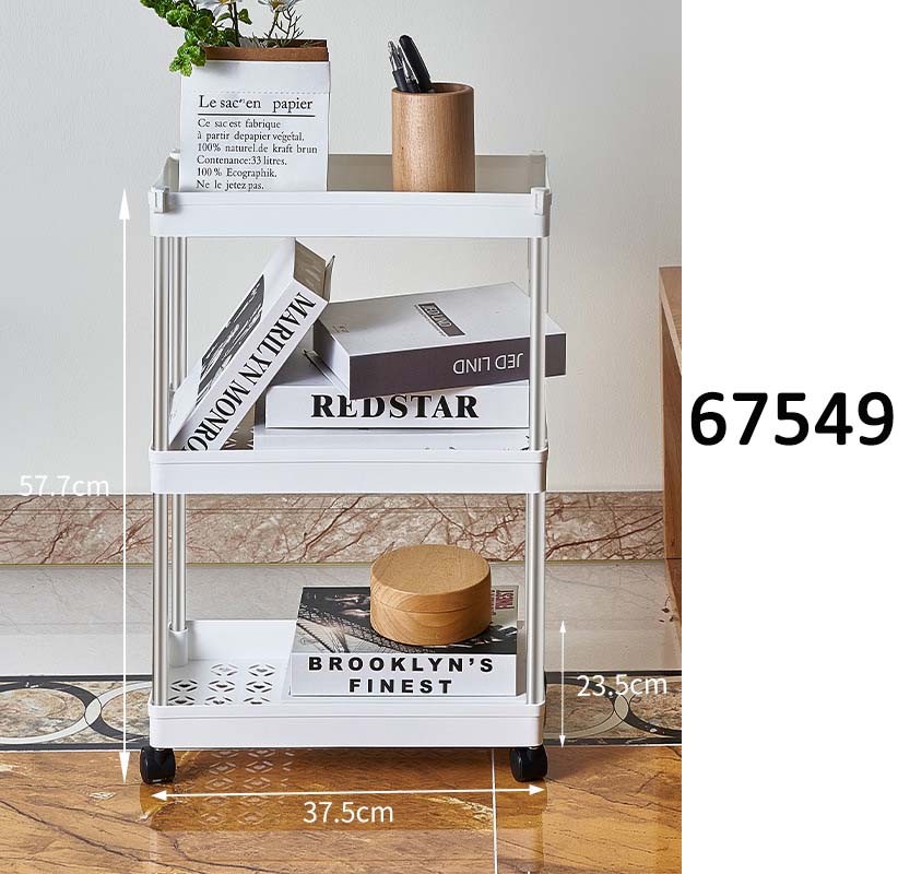 G13M, 67549, storage rack 3-tier 57.7*37.5*23.5cm