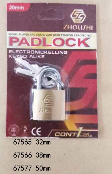 C19L, 67566, Padlock 38mm