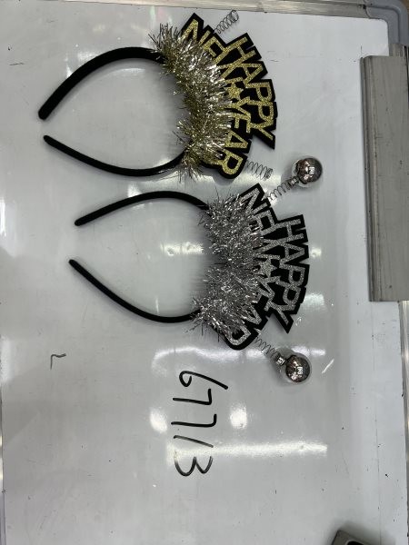 23X5, 67713, Headband - Happy New Year