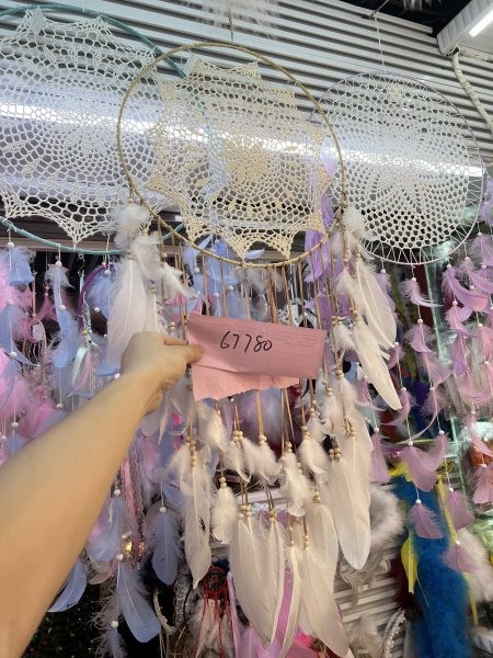 67780, Dreamcatcher 40cm White
