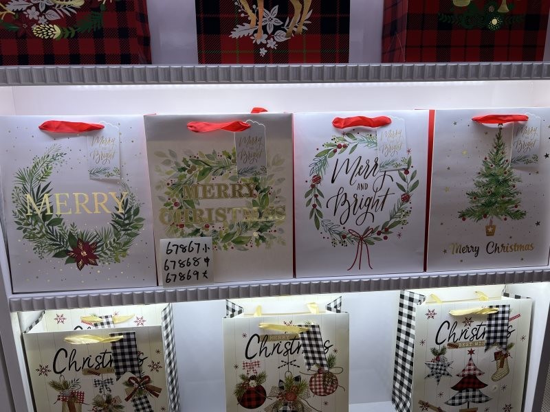 23X44, 67867, Xmas Gift Bag S 18*23*10cm