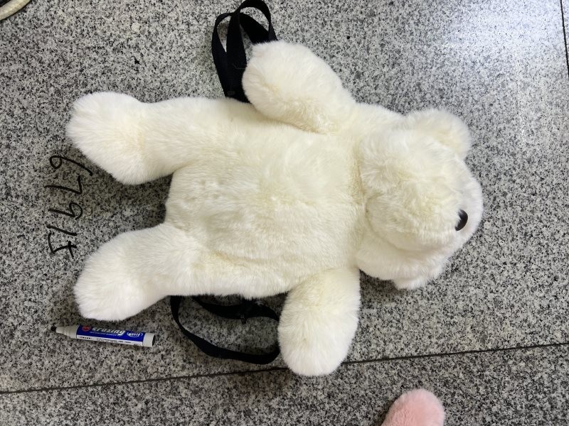 G20Z-L, 67915, Backpack White Bear 43cm