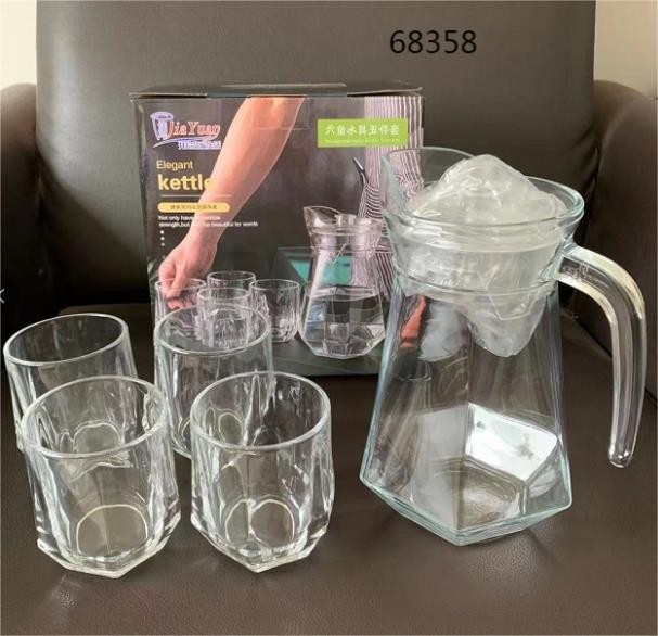 D10Z-L, 68358, Water Jar & 4 Cups Set