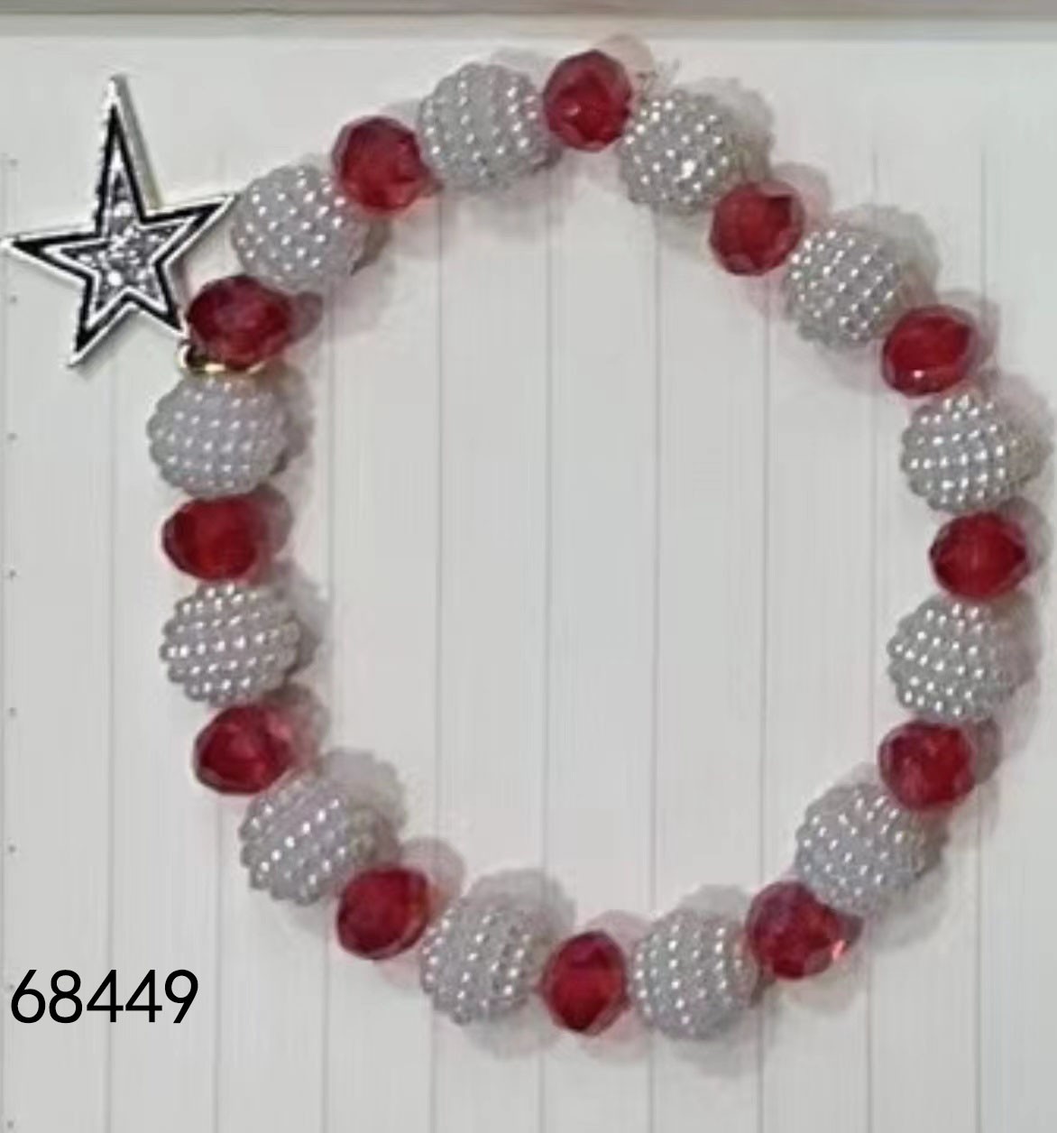 C12L, 68449, Bracelet Pearl Red