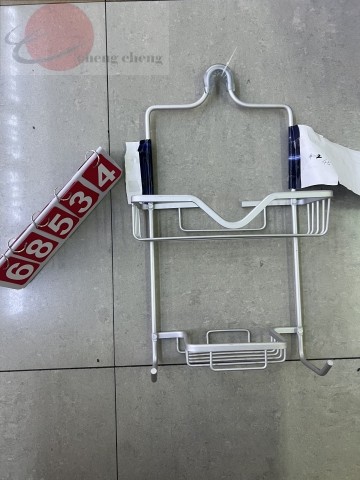 F14M, 68534, Shower Caddy 2 Tier 47.5*27*11.5cm Silver