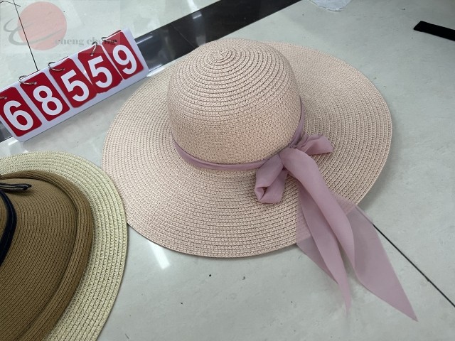 A17H, 68559, Sun Hat Female Cream/Nature/Pink 42cm