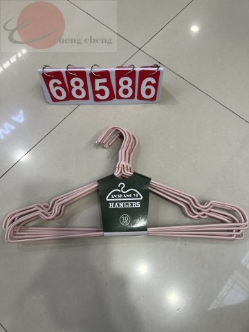 G19L, 68586, Cloth Hanger 10pc Blue/Pink