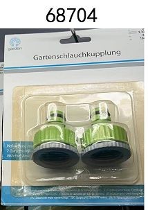 E19L, 68704, Garden Tap Adaptor 2pc