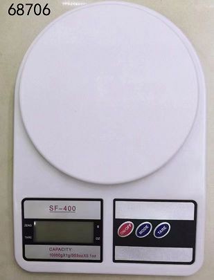 F12L, 68706, Kitchen Scale Digital AA Battery 23*16*4cm