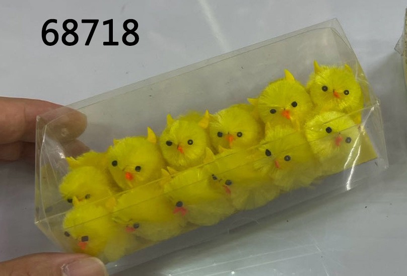 26E2, 68718, Easter Chicken 3.5cm 12pcs