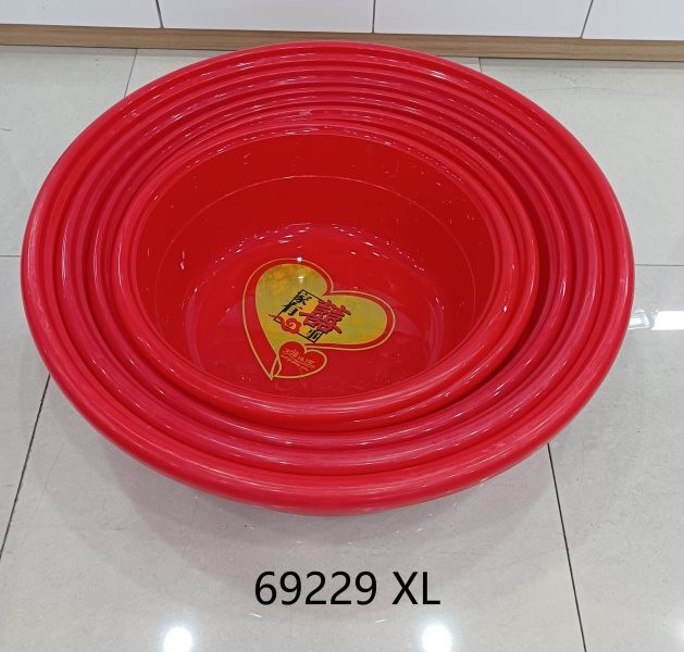 J3L, 69229, Wash Basin Red 58.5*18.5cm