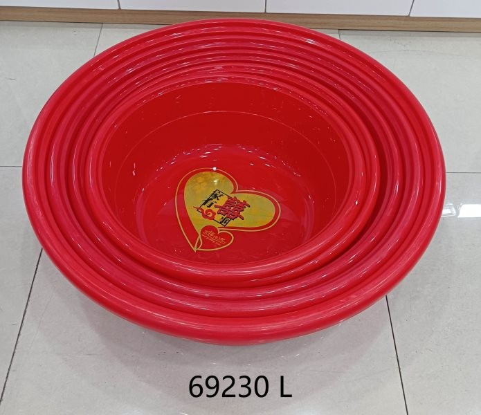 J3L, 69230, Wash Basin Red 52*16cm