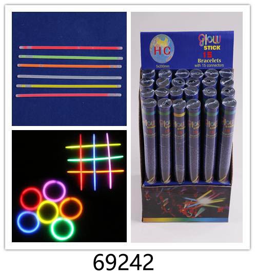 E2L, 69242, Glow Stick Bracelet 15pcs