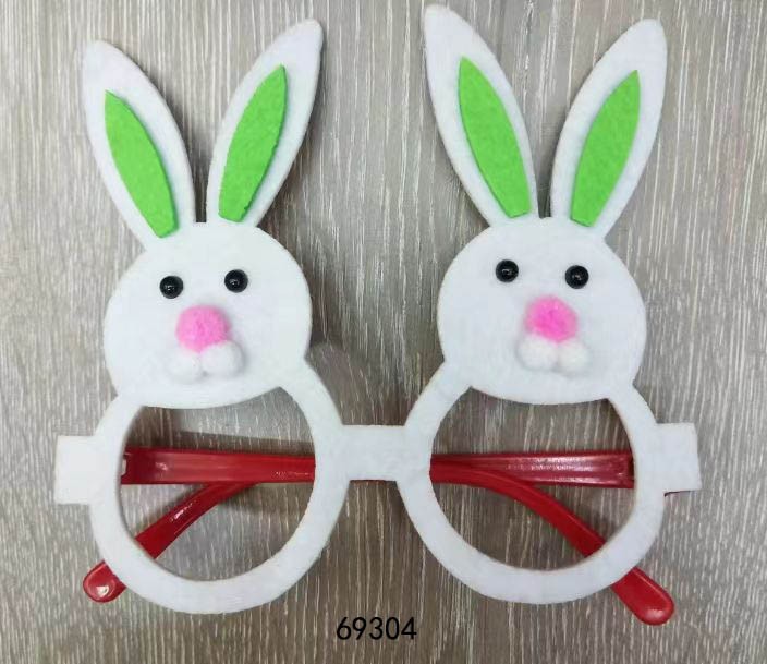 26E3, 69304, Easter Glasses Bunny Head