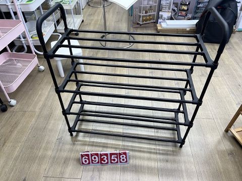 D10Z-M, 69358, Round Tube Shoe Rack 6-Tier 66*26*98cm