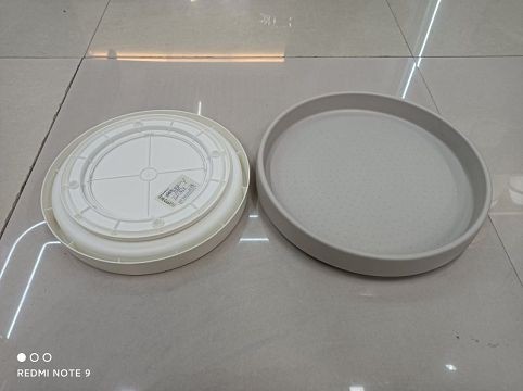 D10Z-L, 69432, Rotating Storage Tray White/Gray 25cm