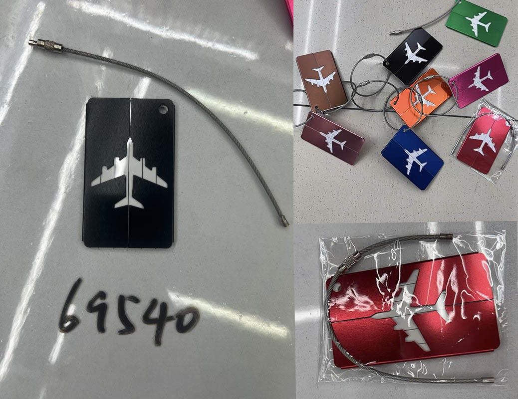 G8L, 69540, Luggage Tag Aluminum 