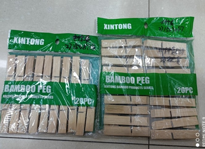 B12L, 69545, Bamboo Peg 7cm 20pc